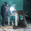 Welding Cart, 2-Tier Heavy Duty Welder Cart with Anti-Theft Lockable Cabinet