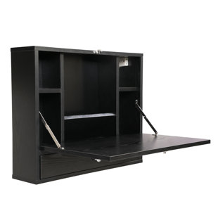 Solid Wood Top Metal Base Computer Desk