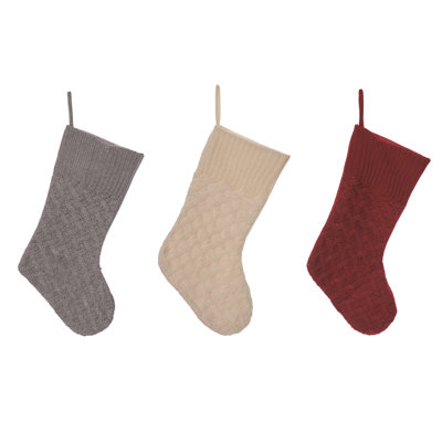 Ensemble de 3 chaussettes de Noël Transpac