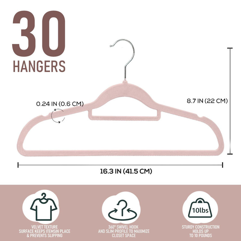 Plastic Accessories Hanger, Pink