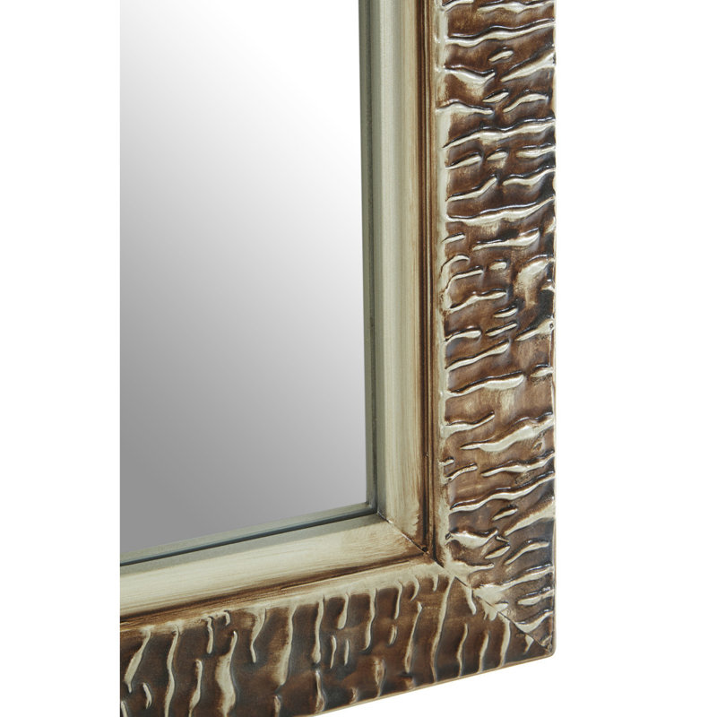 Betancourt Solid Wood Flat Wall Mirror