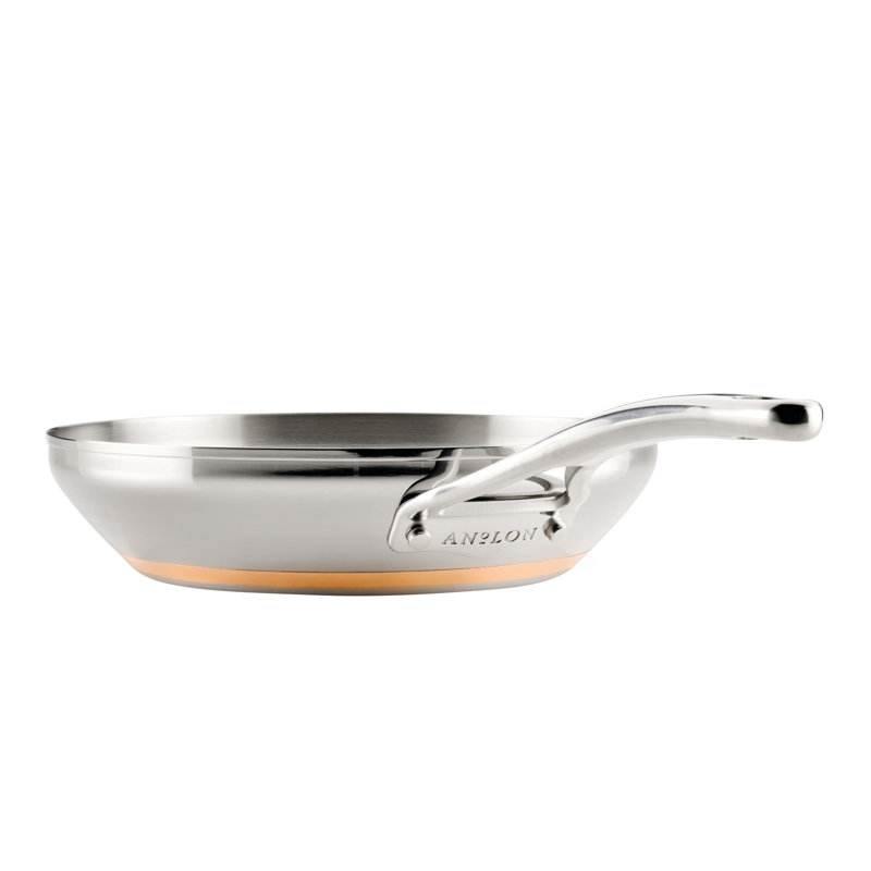 Anolon Nouvelle Copper Stainless Steel Cookware Set, 10-Piece