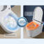 Toilette intelligente avec siège de bidet intégré, capteur de radars à ouverture / fermeture automatique, siège chauffant, séchoir à air chaud et bouclier en mousse