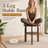 2-Tier Solid Wood Round End Table