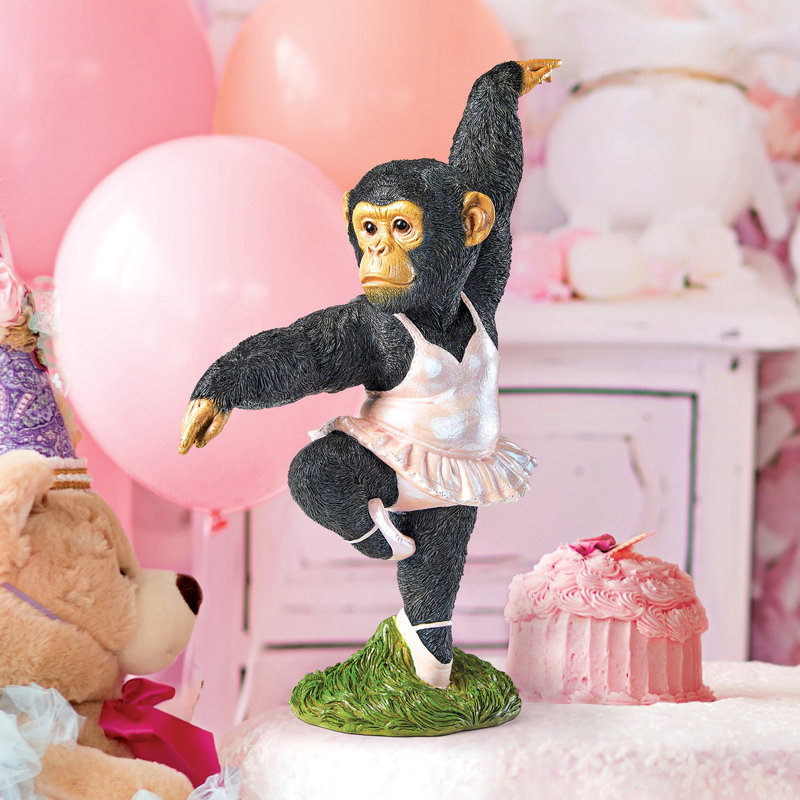 Figurine singe danseuse de ballet