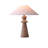 22.5"H Hydrocal Table Lamp - Speckled Coffee - Set of 2