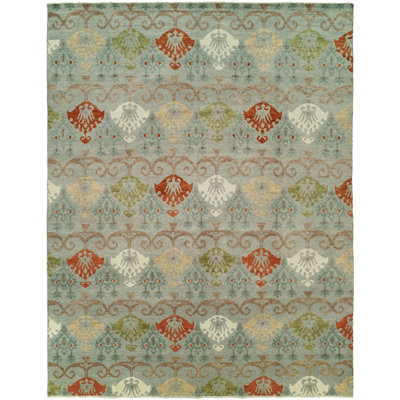 Wool Ikat Area Rug