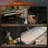 36.6-inch Charcoal Grill With 2 Foldable Side Tables,black