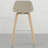 2 Bar Height Stool - Natural Veneer And Foam Padding Seat Counter/bar Stools (2) Mid-century Style Wood Frame Back