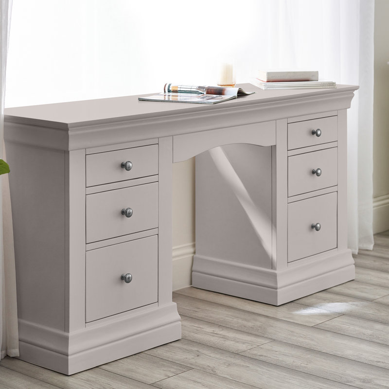 Clermont Dressing Table - Light Grey, Light Grey