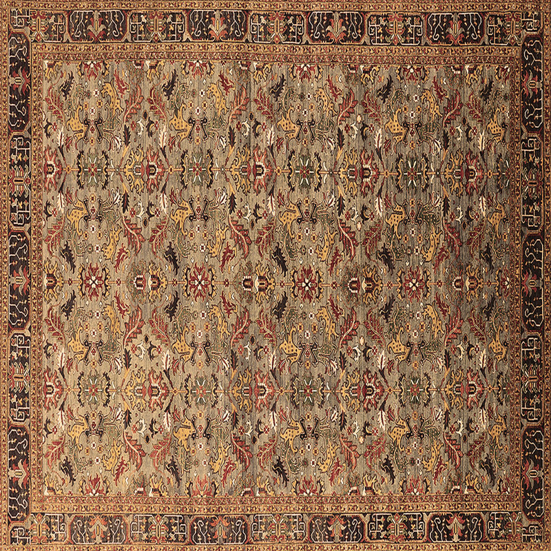 Aurionna Oriental Indoor Rug, Square 5'
