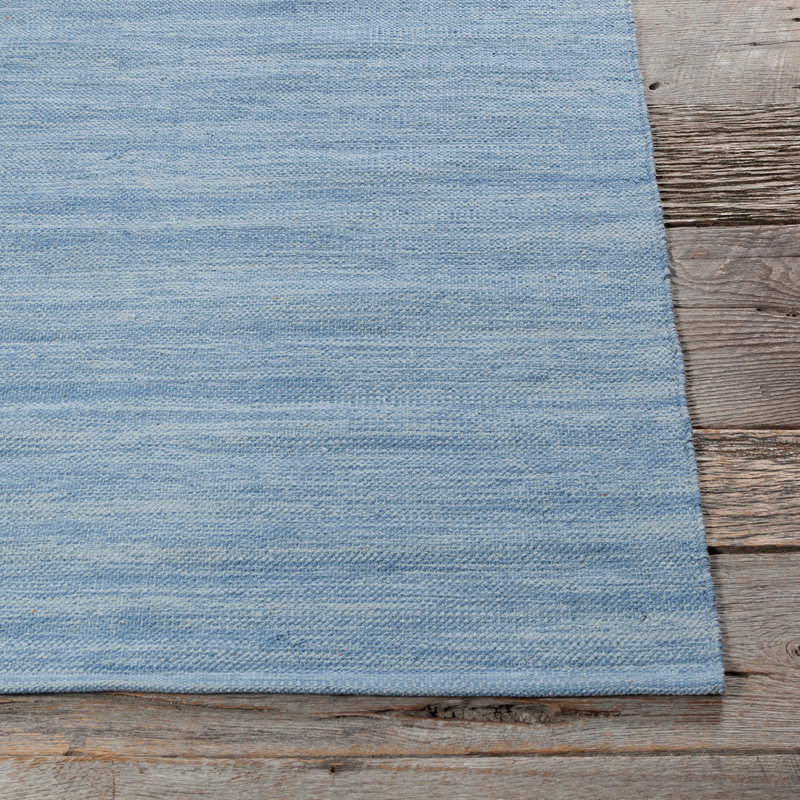 India Handmade Cotton Area Rug, Rectangle 7'9" x 10'6"