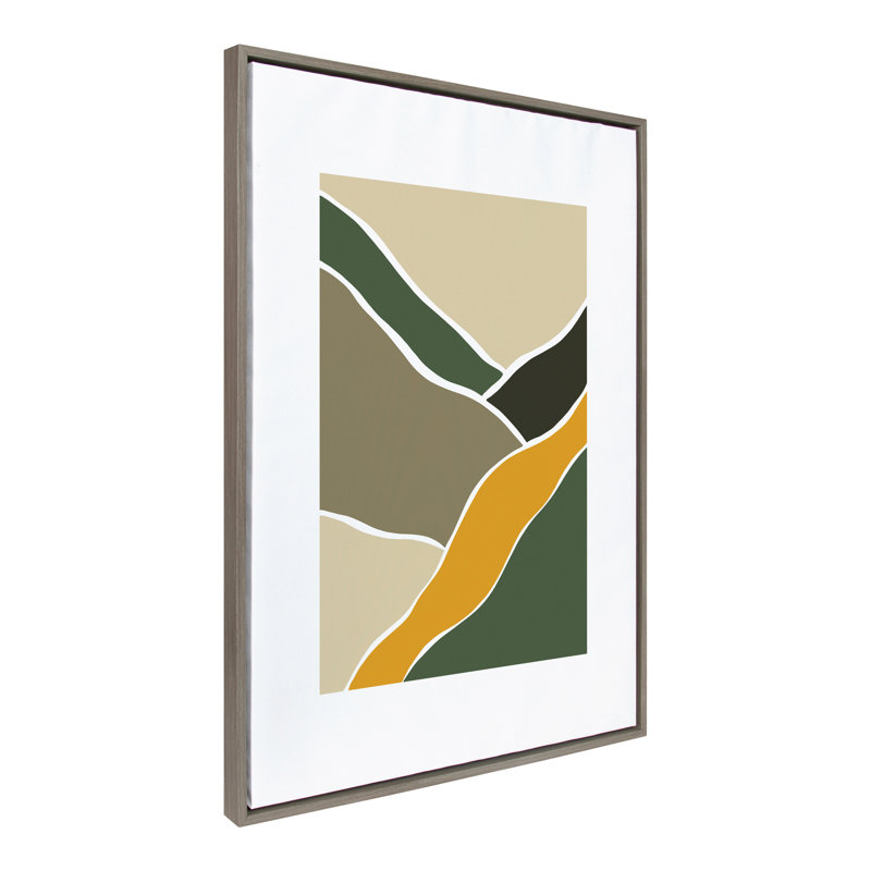 «Fields of Sun 3» par Maja Mitrovic of Makes My Day Happy, reproduction d'art sur toile encadrée