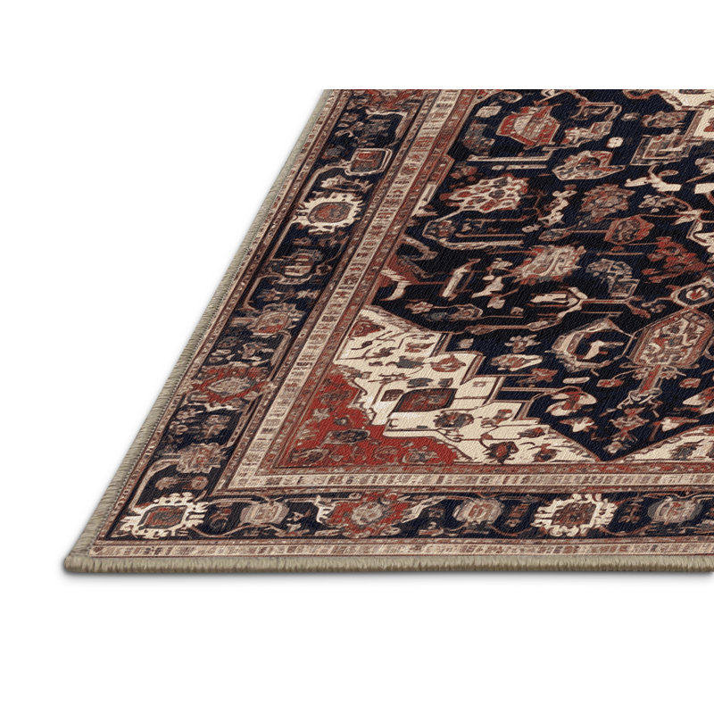 Tapis brun lavable à la machine, Tapis de couloir 2 pi x 4 pi