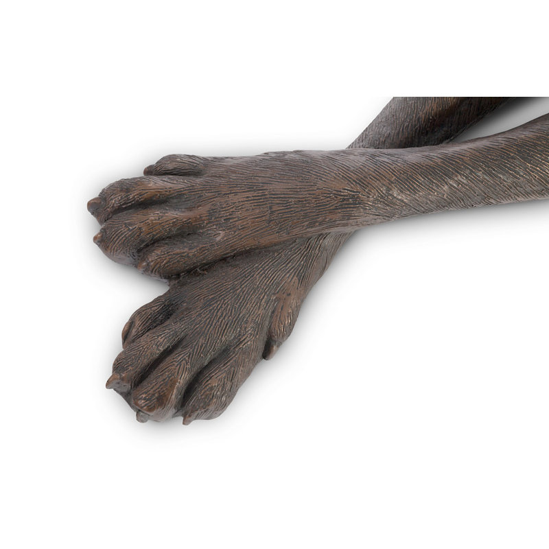 Sculpture du grand danois, Droite, Bronze
