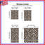 Rideaux de fenêtre complexes à motif de mandala obscurcissant et obscurcissant - 2 panneaux-397447571-397447580