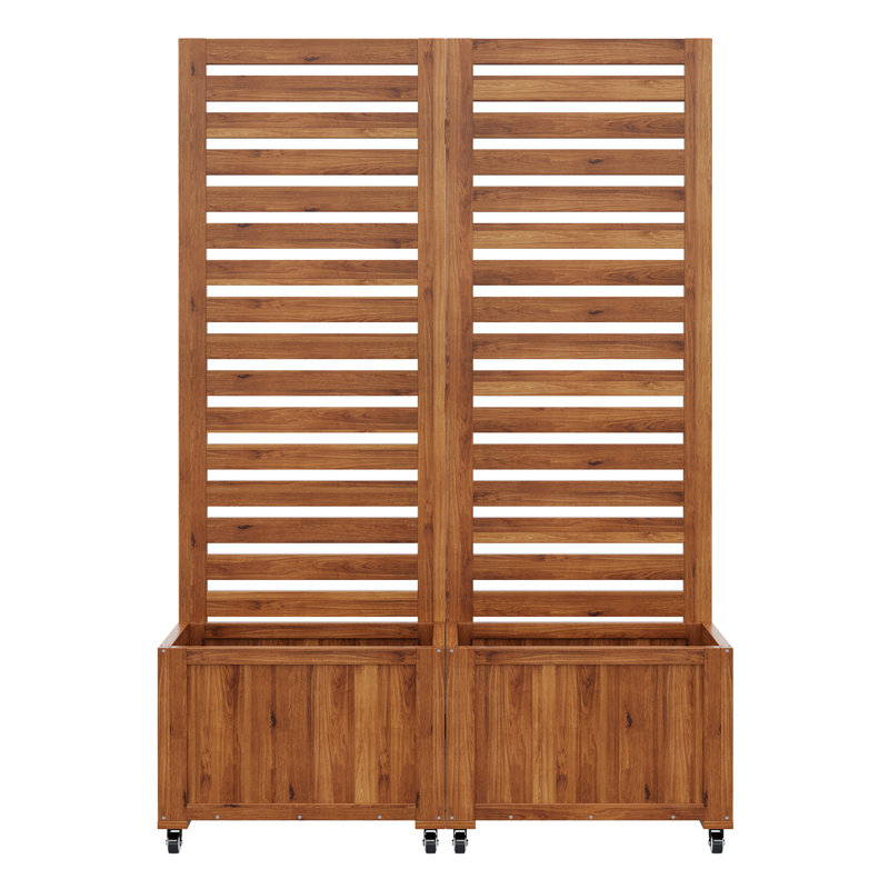Wood Planter Box, Brown