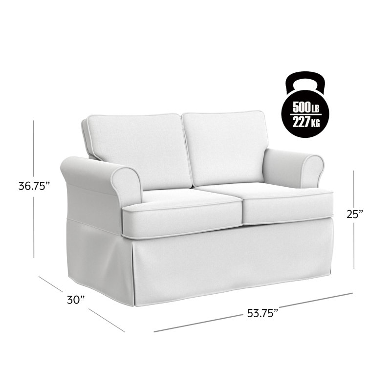 Causeuse Alonnie, beige, Neige