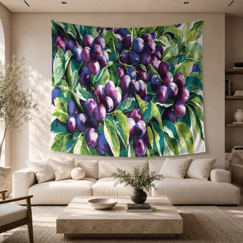 Tapisserie murale Fruit Damson, 26 po x 36 po