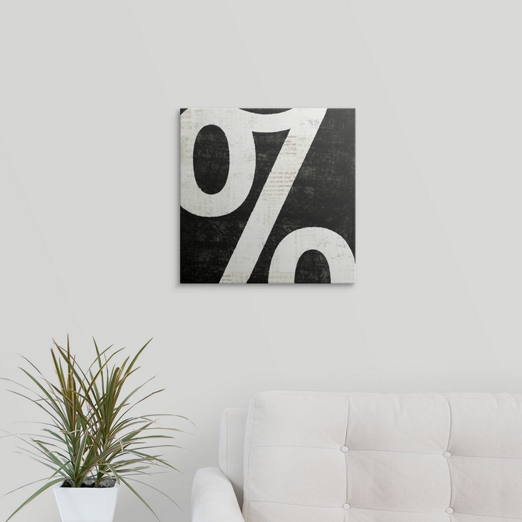 « square iv » par michael mullan, reproduction d’art Punctuated Black, H 35 po x l 35 po x P 1,5 po, Toile