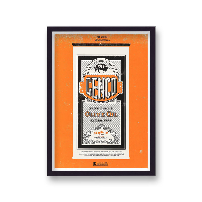 The Godfather V6 Reimagined Movie Poster - Single Picture Frame Print