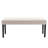 6-Piece Rustic Solid Wood Dining Table With Chair And Bench Set-368994539