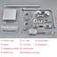 Thermostatic EXposed Bathroom Shower Mixer Twin Head Large Bar Set Square Valve