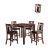 Yuriko 4 - Person Four Leg Dining Set-128709454