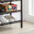 5-Tier Metal Shoe Rack With Adjustable Mesh Shelves; Holds 16-20 Pairs Of Shoes; Industrial Style Floor-Standing Entryway Wardrobe.-2075344465