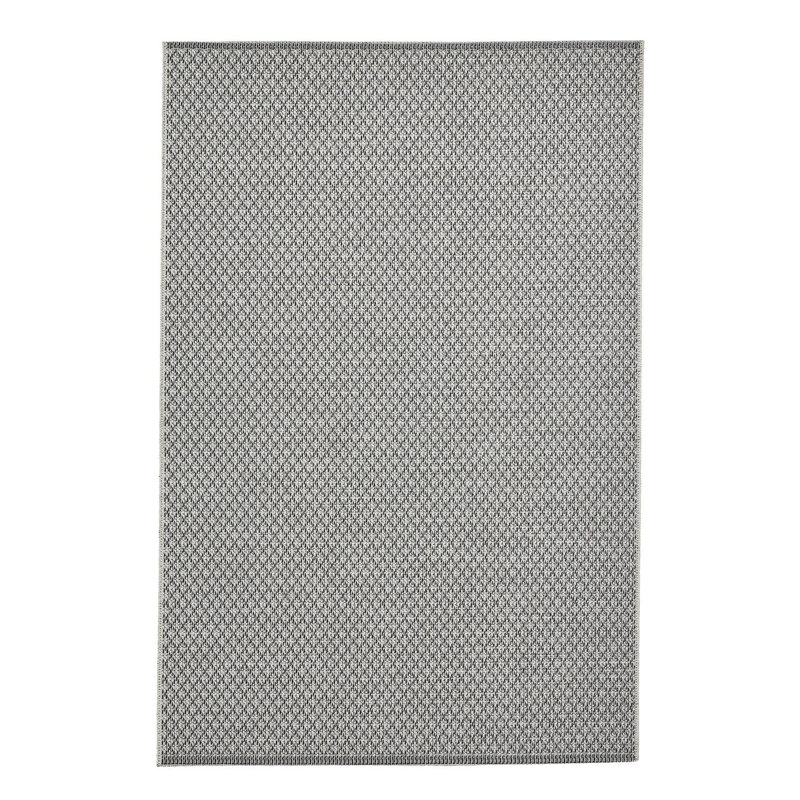 Machine Woven Ivory/Black Rug, Rectangle 120 x 170cm