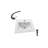 24.2'' Ceramic Single Bathroom Vanity Top Sink and Faucet