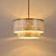 22" 5-Light Tiered Capiz Shell Drum Chandelier-1545769804-1545769805