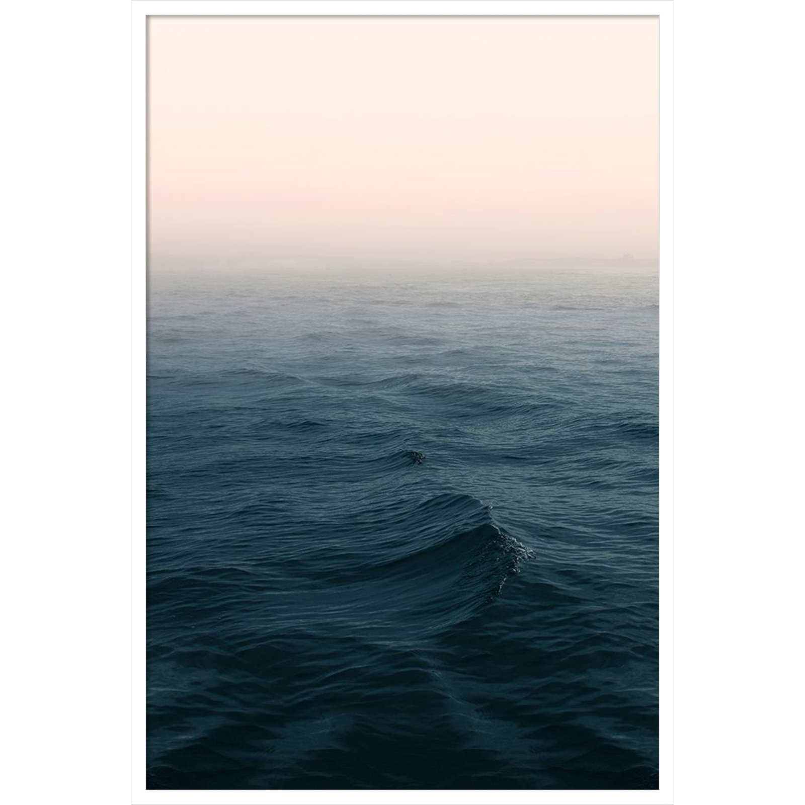 Ocean by Ian Winstanley, White, 28" W x 41" H