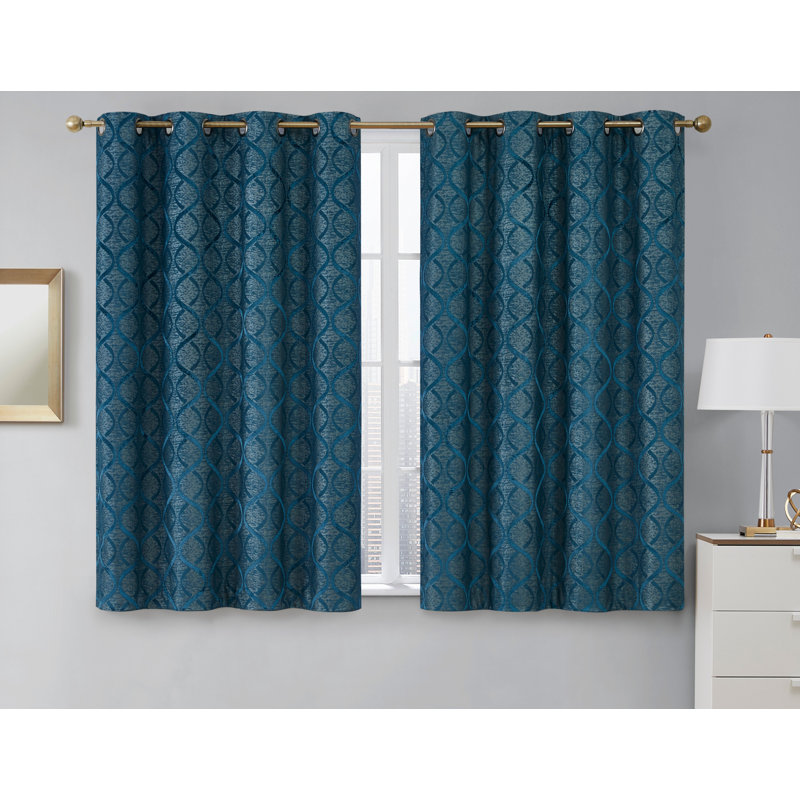 Temple Cloud Pair, Teal Blue, 50" W x 72" L