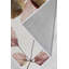 Tapis à motif floral tissé à plat en polyester brun / blanc Azar-1750560710