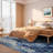 Modern Abstract Machine Washable Rug Stain Resistant Easy Cleaning Indoor Carpet With Non-Slip Backing Low Pile Floor Cover Non Shedding Folding Throw Carpet For Home Decor-95276687