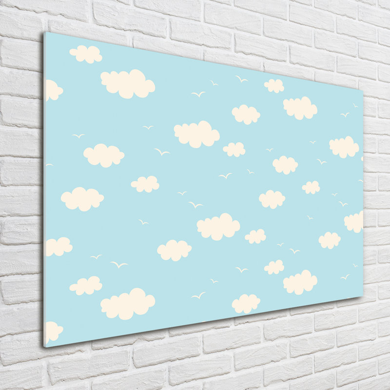 Cloud - No Frame Print on Glass