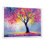 «Vibrant Tree of Life Forest», reproduction d'art sur toile rose