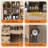 Modern Vanity Desk with LED Lighting, Power Outlet, and Storage-83811630