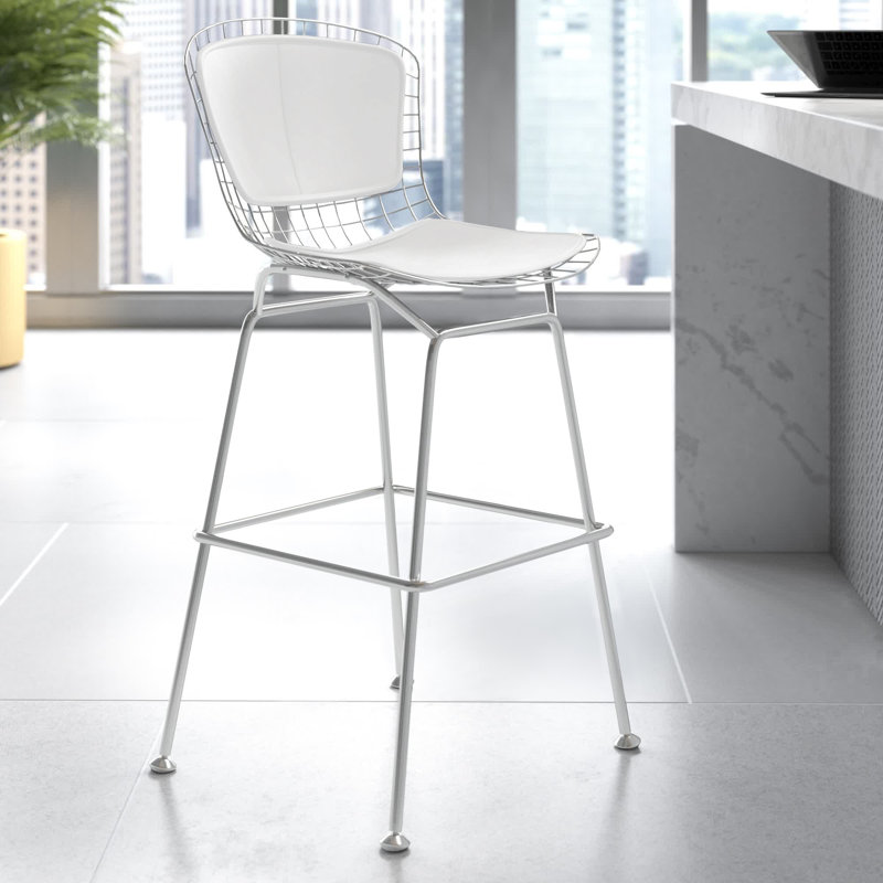 Tabouret de comptoir 26 po Brashears, Chrome