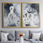 Octopus Ink I - ensemble de 2 reproductions d'art sur toile encadrées-1741931777-1741931901