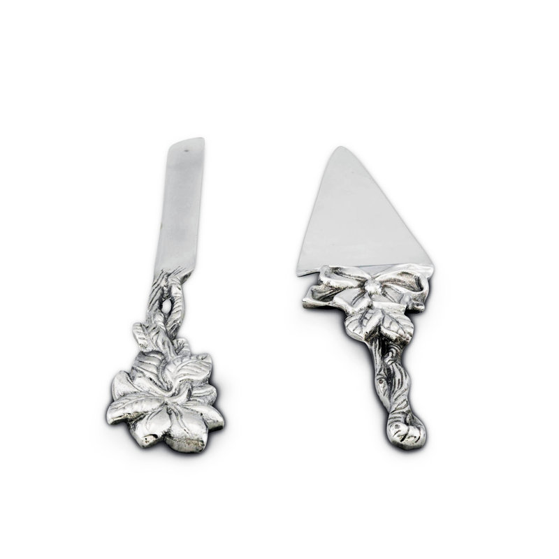 Magnolia Stainless Steel Cake Serving Set
