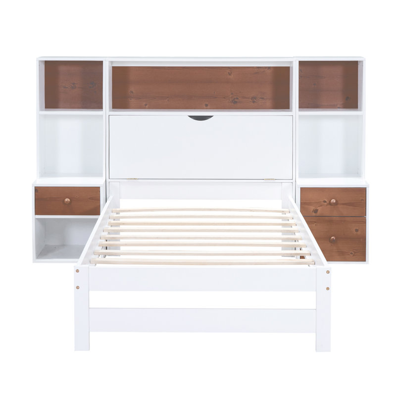Lit plateforme 45 po, Lit simple