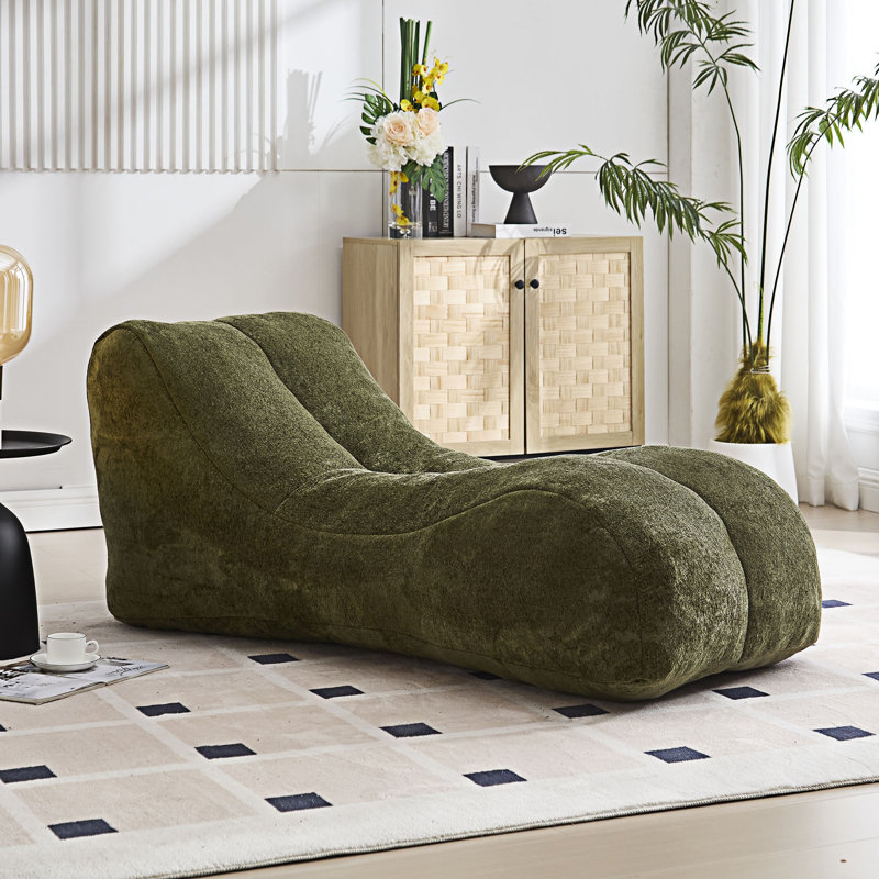 Fauteuil à billes, Vert olive