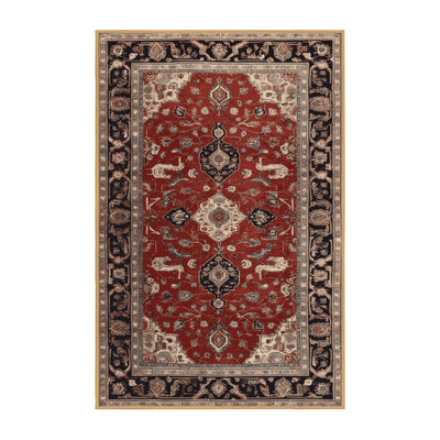 Machine Washable Persian Brown Area Rug