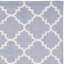 Tapis géométrique en laine et en coton tissé à la main Milltown ivoire / mauve-1619890464