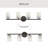 4-Light Antique Bronze Bath Vanity Light with Etched Glass Shades-916516009
