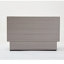 Lit gris avec rangement fonctionnel, matelas confortable et espace de charge, gris, compartiment de rangement avec poche