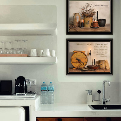 Multicolore, bois et papier, encadré noir Profondeur, largeur de 0,9, hauteur de 14,23, 4,99 lb. Poids, fondu, prêt à accrocher art 4U pour la maison, la pièce,