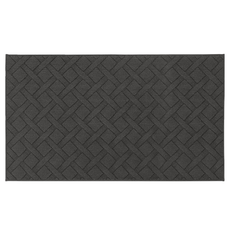 Paillasson Dioselina, Gris anthracite, L 36 po x L 60 po